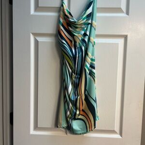 AFRM Multicolor Striped Mini Dress